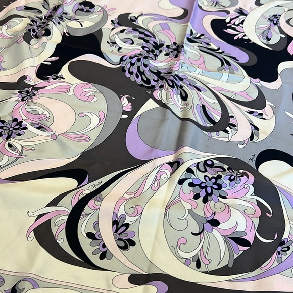 Emilio Pucci Firenze Silk Scarf - Picture 5 of 6